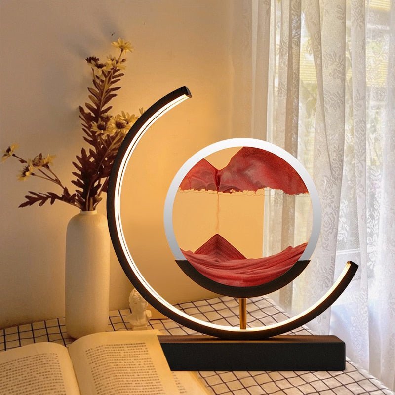 Lampe D'intérieur avec Sable Coloré et Fascinante 3d Dynamisme