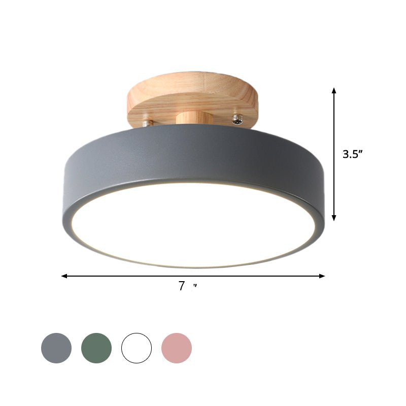 Trommel Deckenleuchte Scandinave pour éclairer votre Flur avec élégance