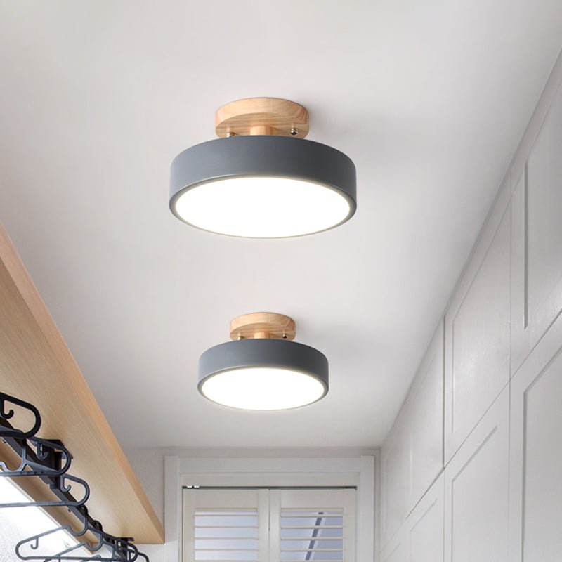 Trommel Deckenleuchte Scandinave pour éclairer votre Flur avec élégance