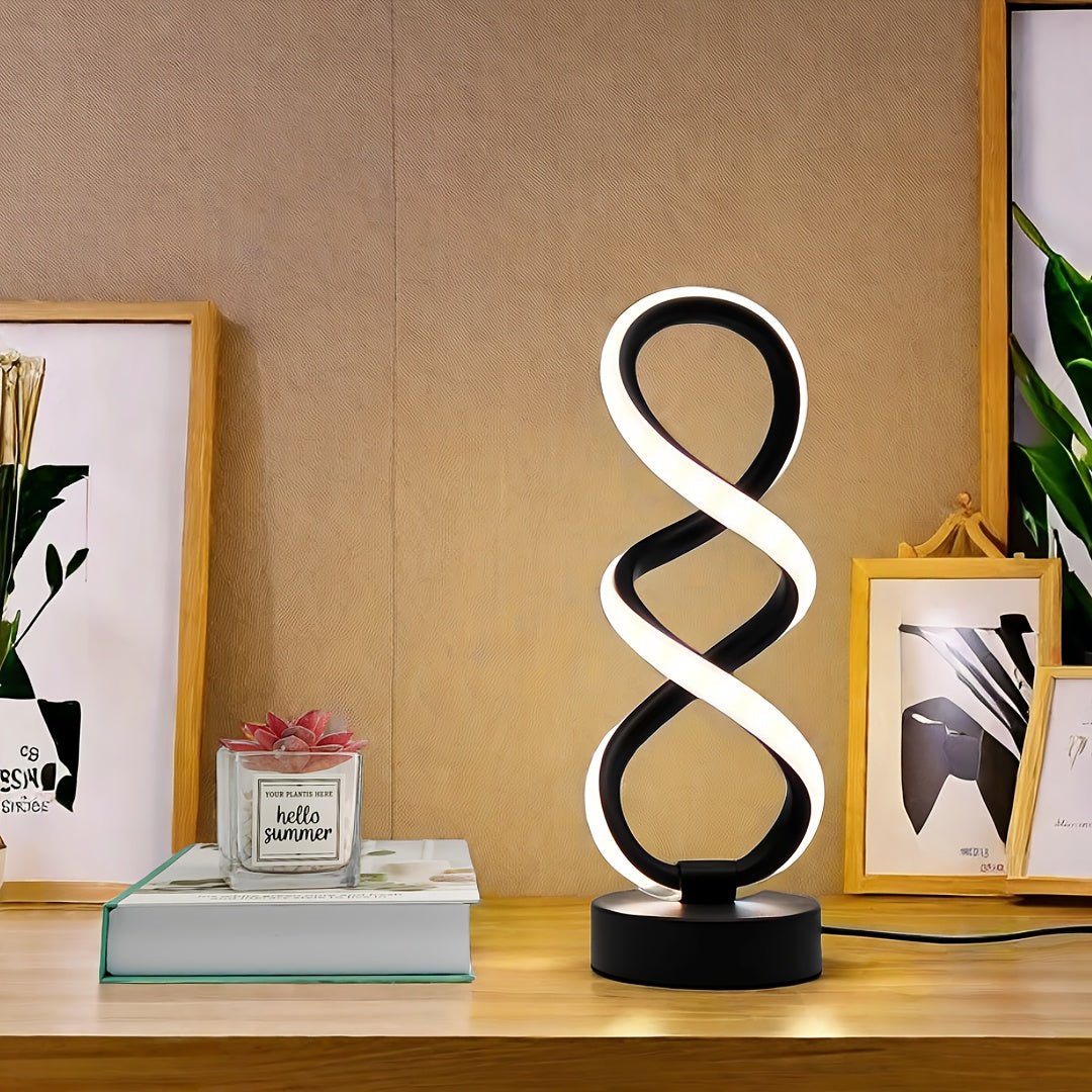 Lampe Spiralux: Design et Ambiance Cosy pour Différents Espaces
