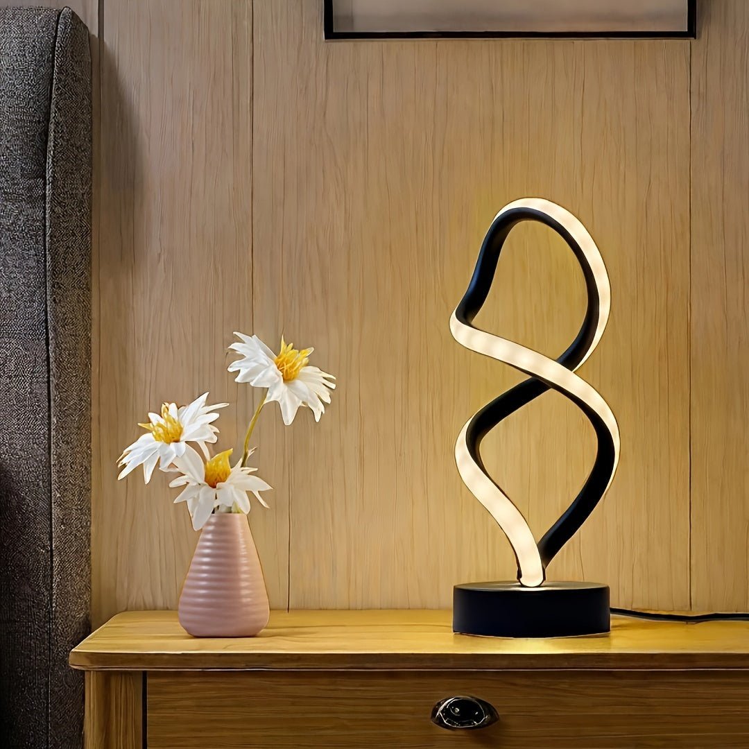 Lampe Spiralux: Design et Ambiance Cosy pour Différents Espaces