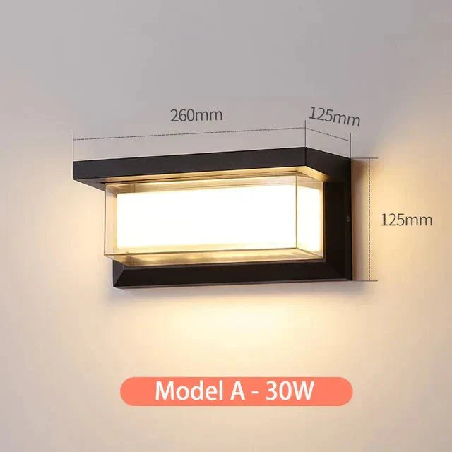 Laissez Entrer la Lumière avec la Twilightserene Außenwandlampe