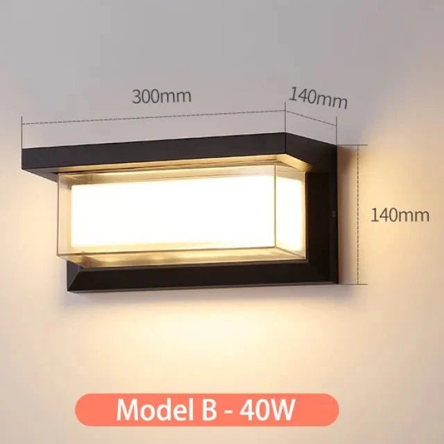 Laissez Entrer la Lumière avec la Twilightserene Außenwandlampe