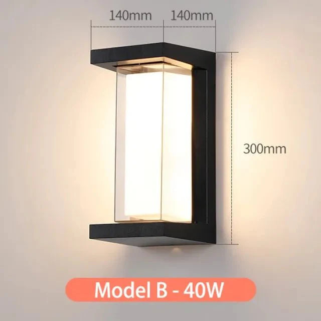 Laissez Entrer la Lumière avec la Twilightserene Außenwandlampe
