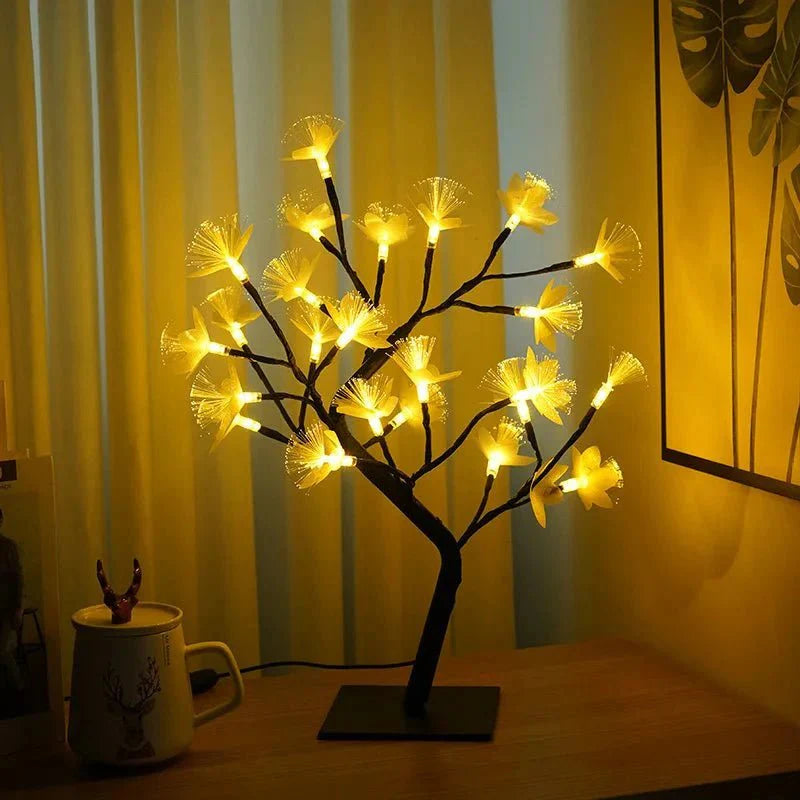 Ajoutez de la Magie à votre Chez-vous avec notre Lampe Fleur D'arbre