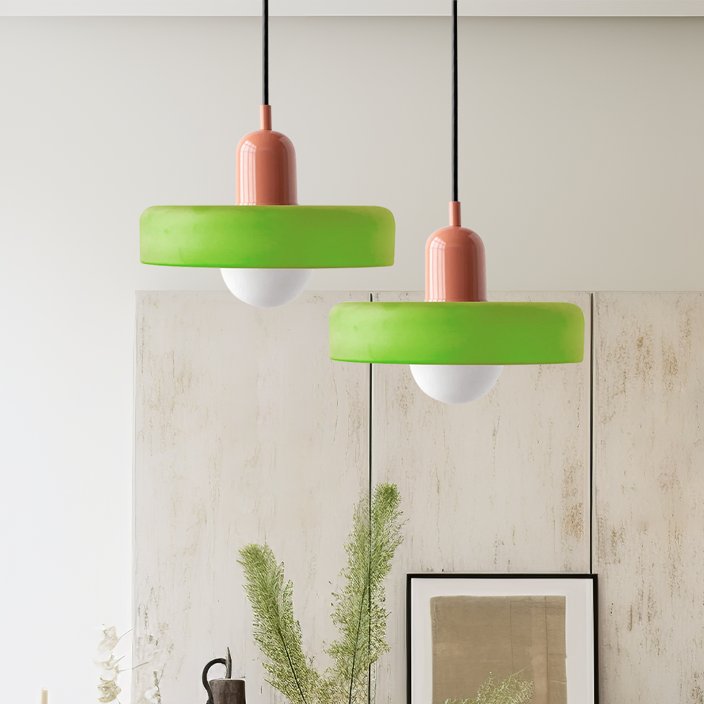 Bauhaus Pendelleuchte – Stilvolles Design aus Buntglas