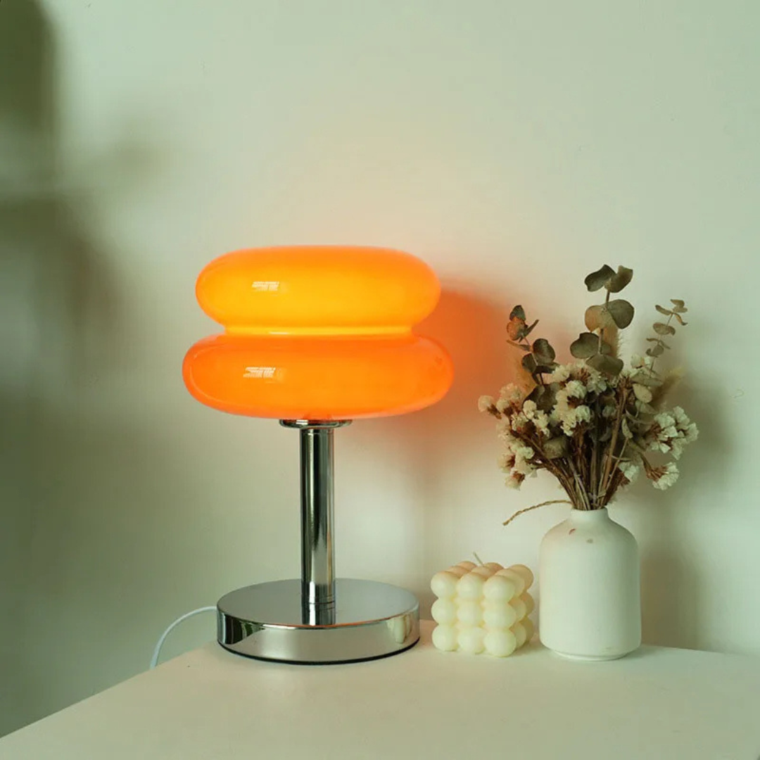 Chic Retro Glass Table Lamp