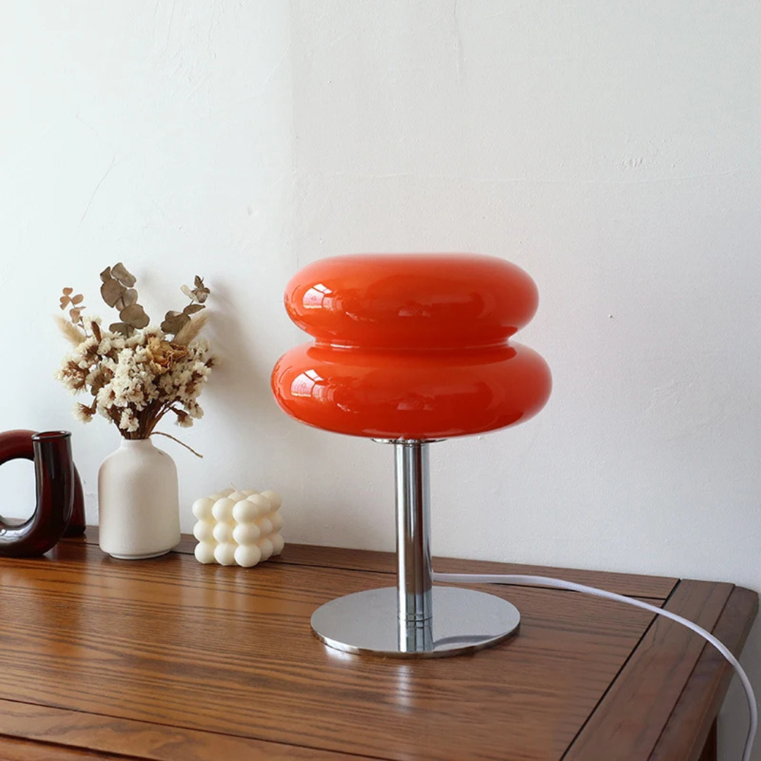 Chic Retro Glass Table Lamp