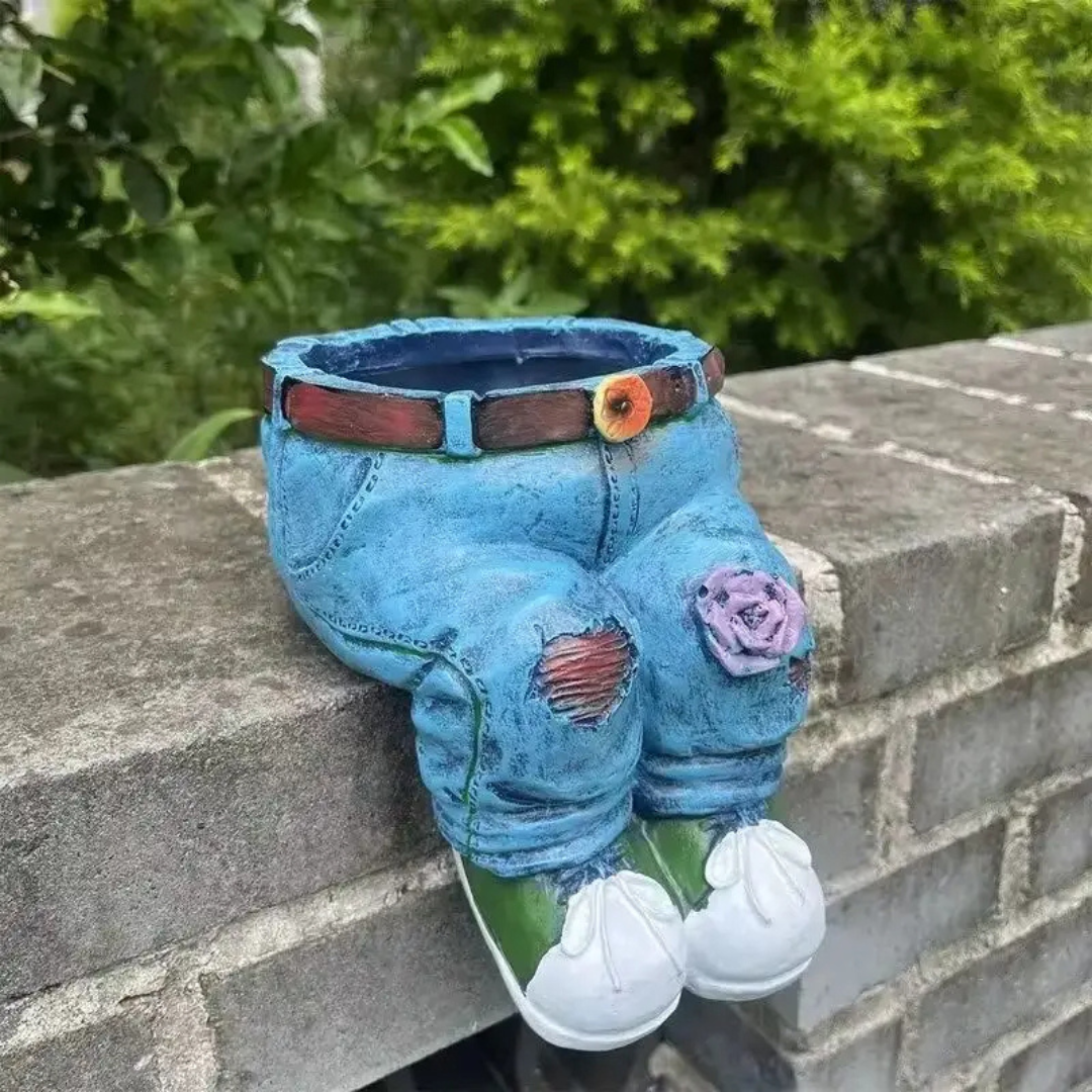 Denim Stil Gartenpflanzer