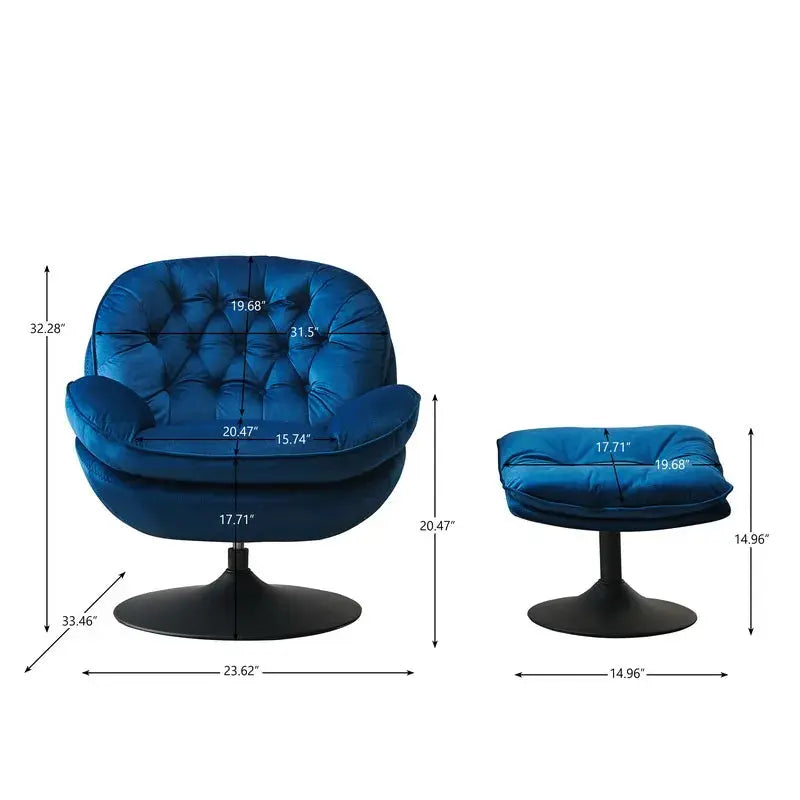 Fauteuil moderne velours - Salon Sosho