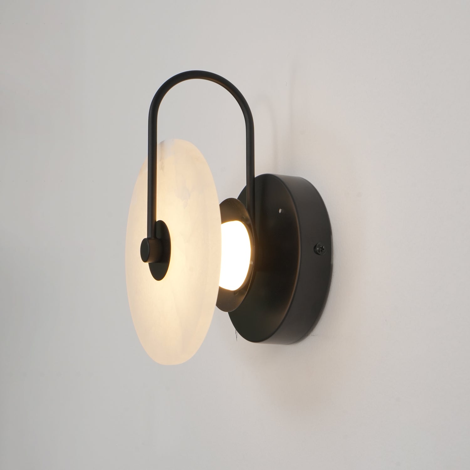 Alabaster LED wall lights