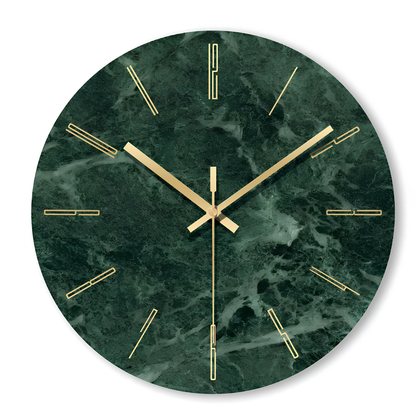 Horloge en marbre - 30 cm