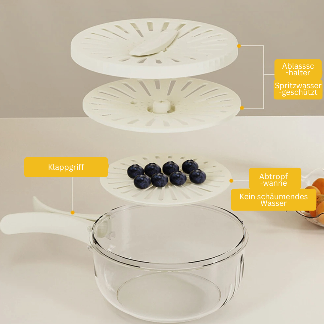 FrischFluss Duo Abtropf-Schüssel