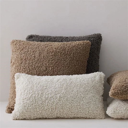 Cushion with fur - Perfect for winter