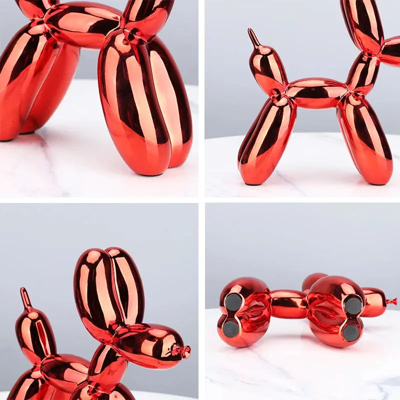 Chien-Ballon brillant - Sculpture Artistique Sosho