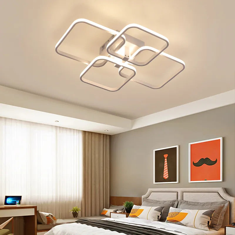 Plafonnier à carré LED - Eclairage réglable