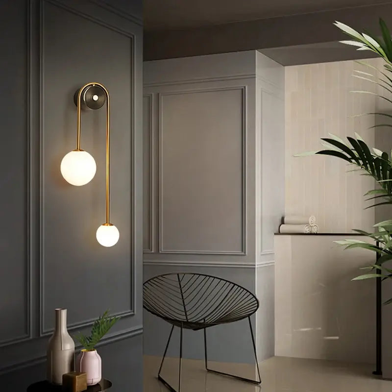 AuroraGlass Wandlamp detail