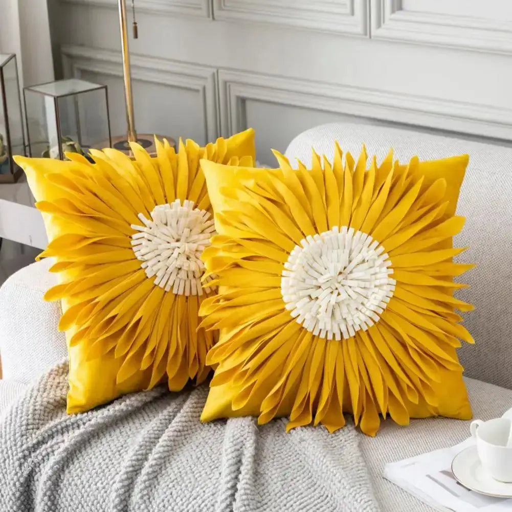 Coussin tournesol - Design Sosho