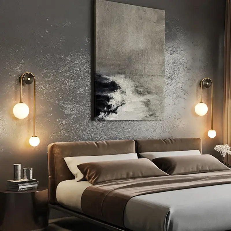 AuroraGlass Wandlamp sfeer
