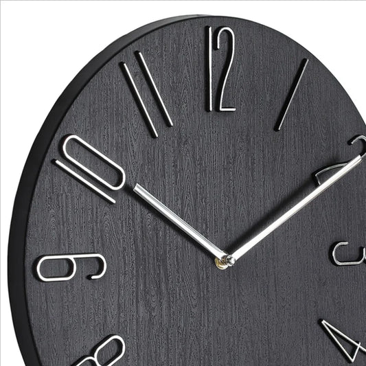 Modern simple clock - 30 cm