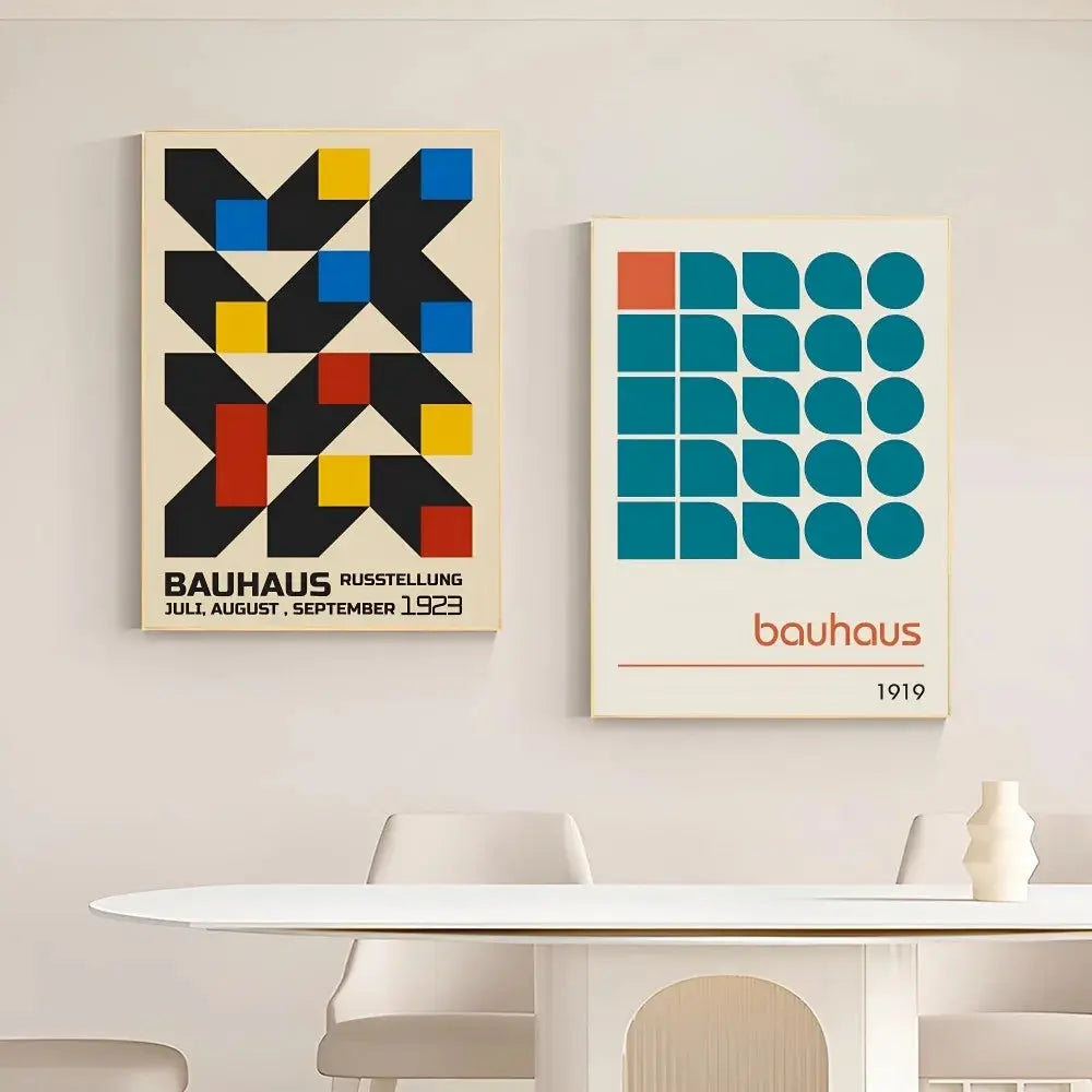 Affiche Bauhaus - Art Abstrait Moderne Sosho