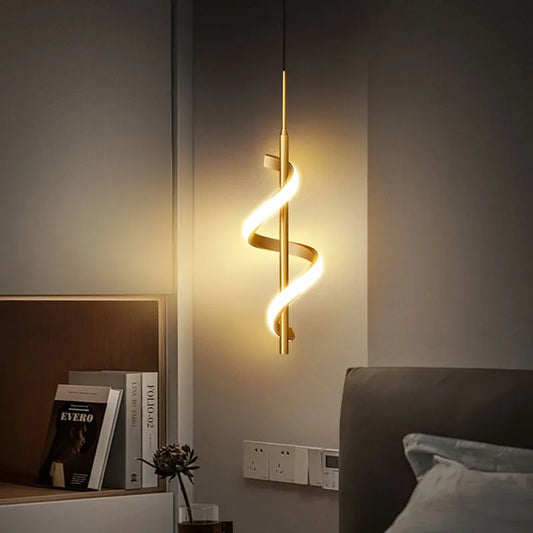 Große Designerlampe - Wandmontage