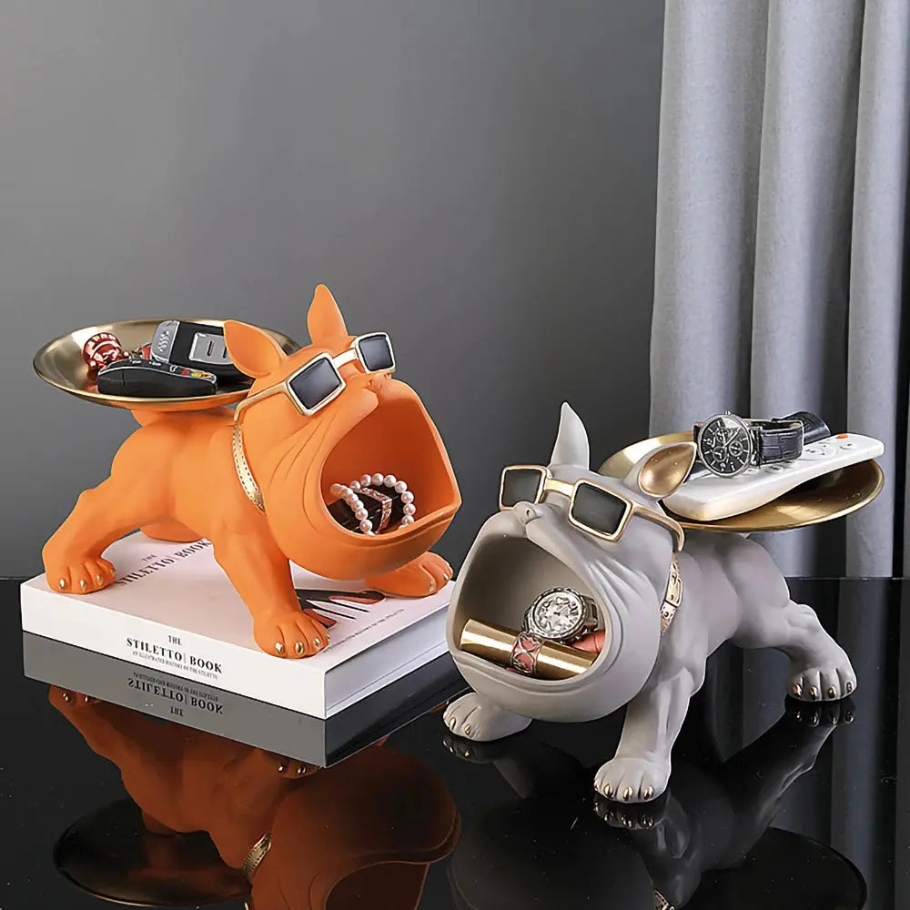 Bouledogue blingbling - Sculpture artistique Sosho