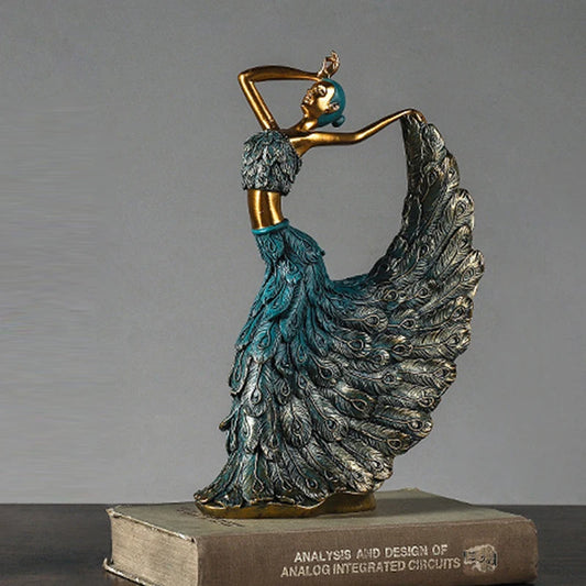 Feathered dancer - Artistic sculpture