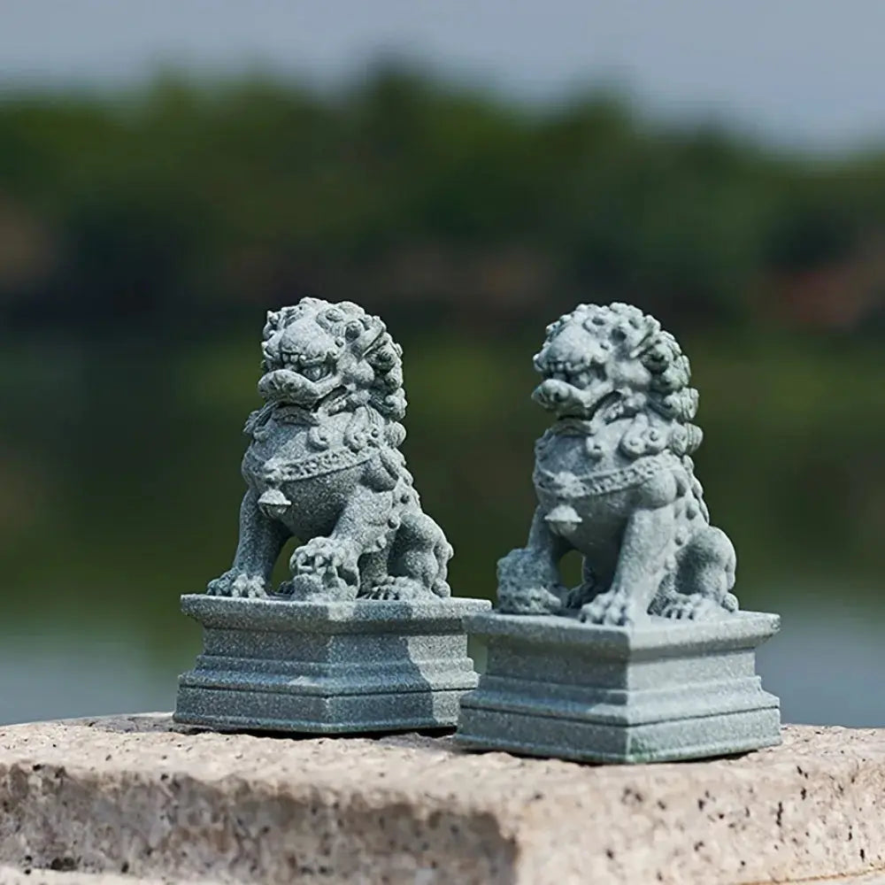 Statues Chiens Foo - Gardiens Feng Shui (Paire) Sosho