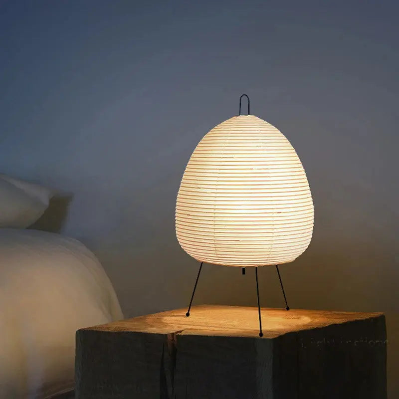 Lampe de Table Akari - Papier de Riz, design japonais Sosho