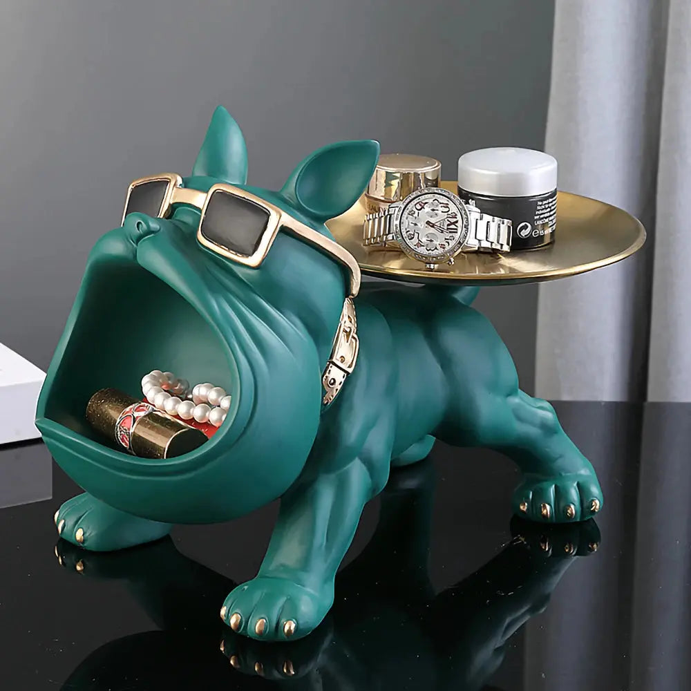 Bouledogue blingbling - Sculpture artistique Sosho