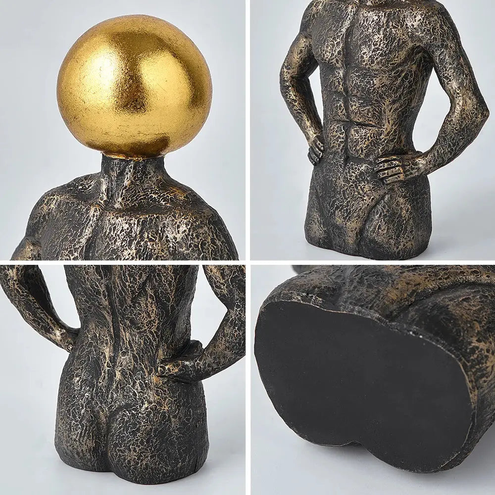 Homme géométrique - Sculpture artistique Sosho