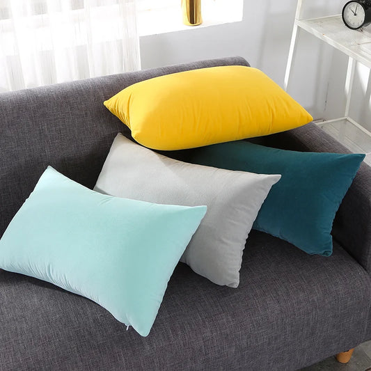 Coussin chic rectangulaire - Velours