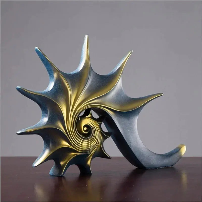 Figurine Escargot de Mer - Sculpture artistique Sosho