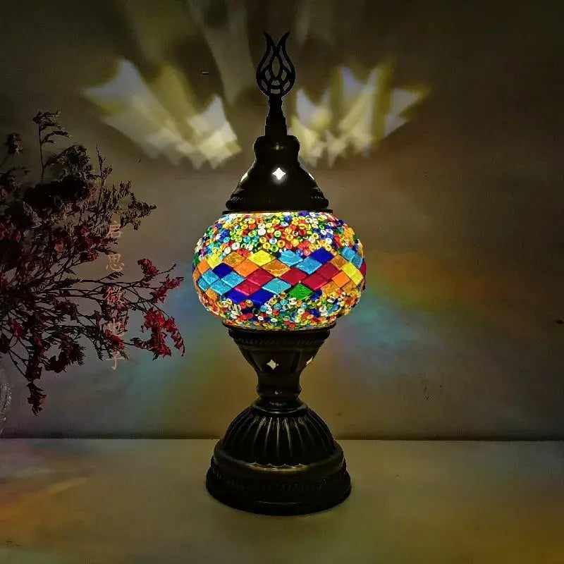 Lampe turque à mosaïque - Lumière tamisée Sosho