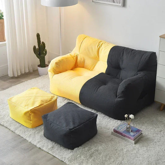 Modernes zweifarbiges Sofa - Wohnzimmer