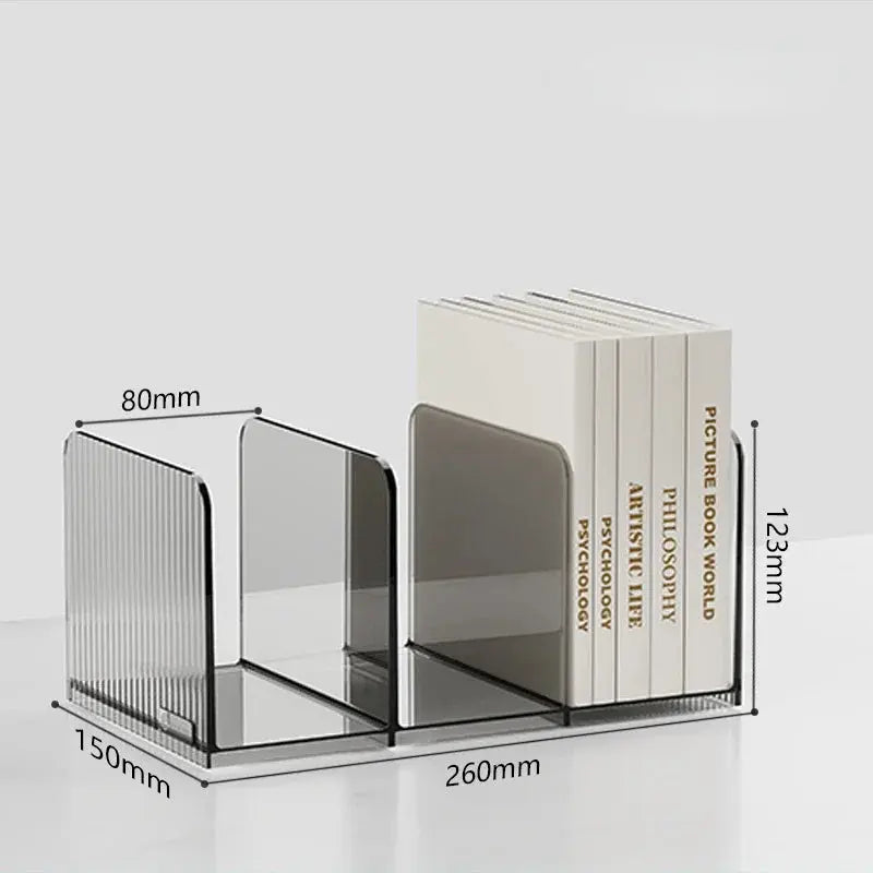 Serre-livre transparent - Solide et design - Sosho