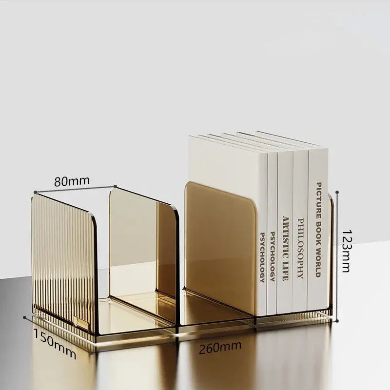 Serre-livre transparent - Solide et design - Sosho