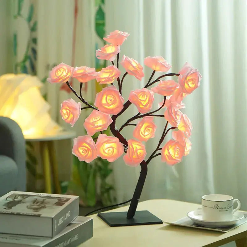 Lampe en forme de Rose - Veilleuse Sosho