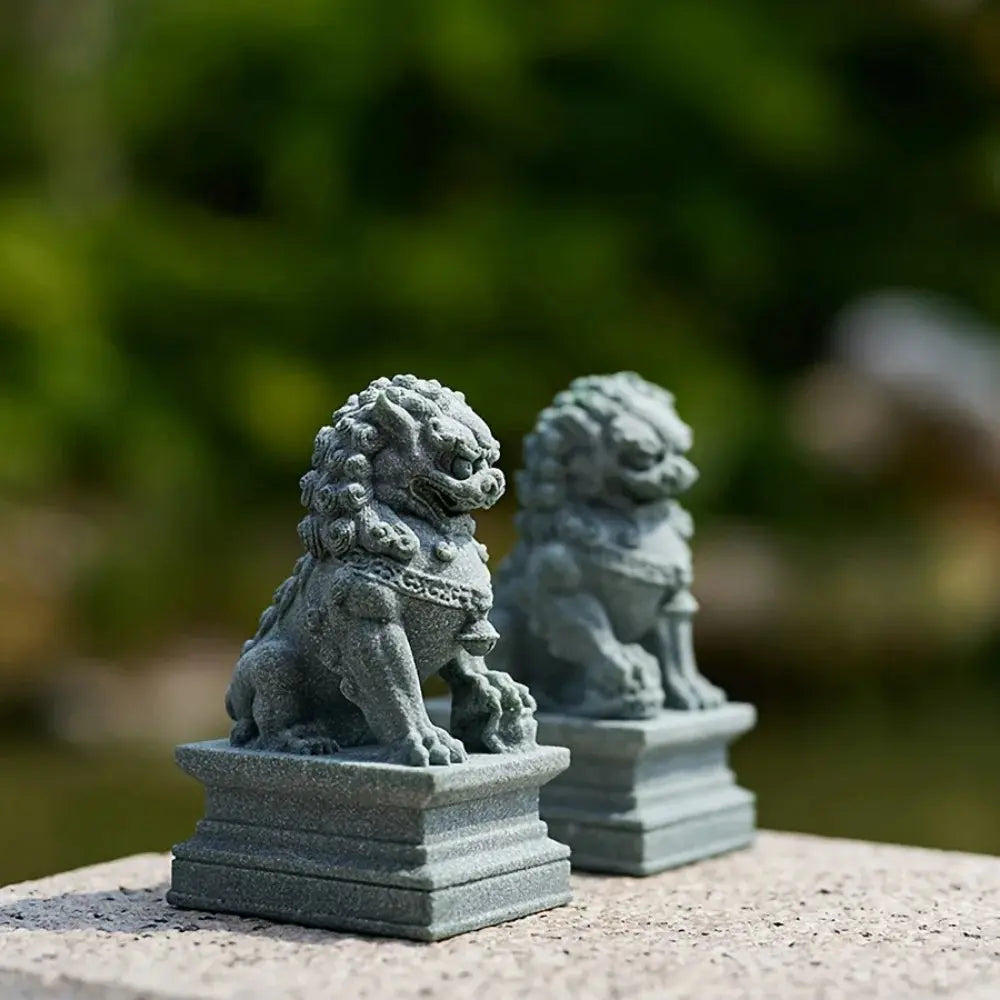 Statues Chiens Foo - Gardiens Feng Shui (Paire) Sosho