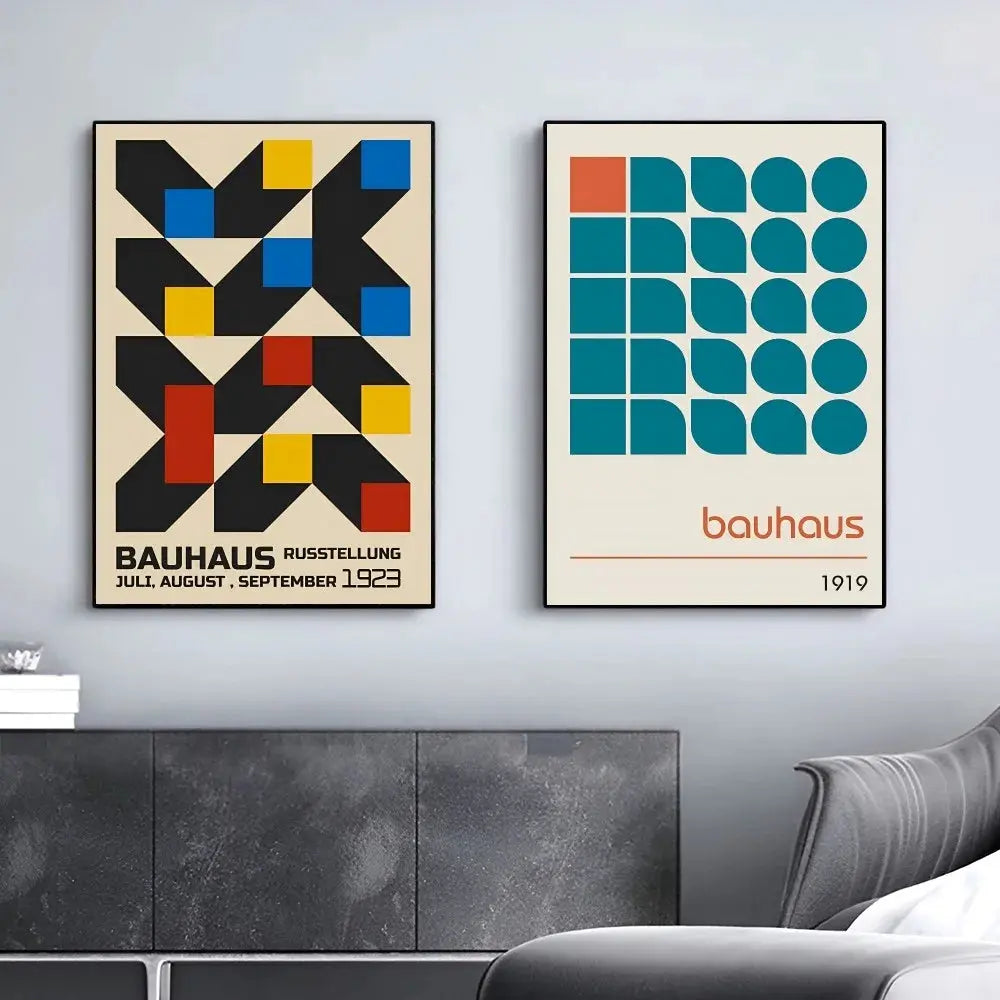 Affiche Bauhaus - Art Abstrait Moderne Sosho