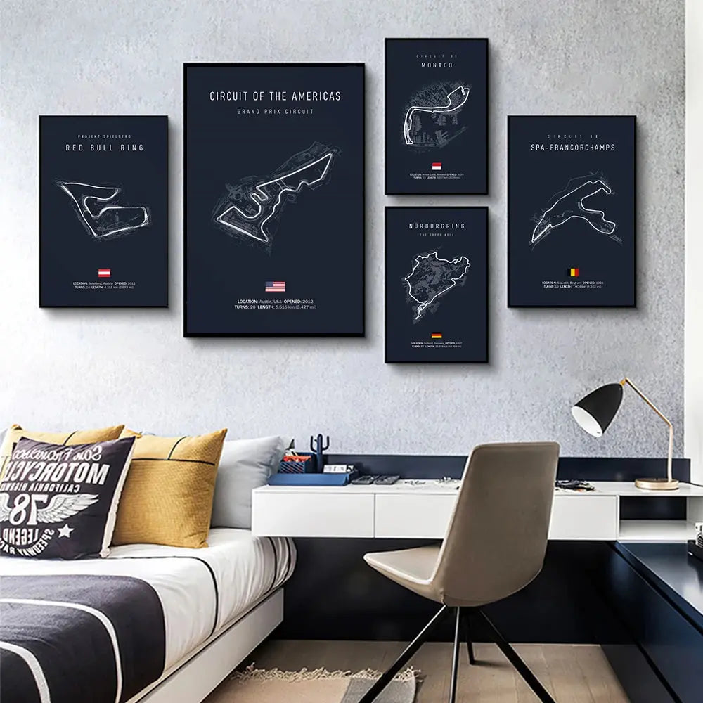 Circuit F1 - 50x70cm Sosho