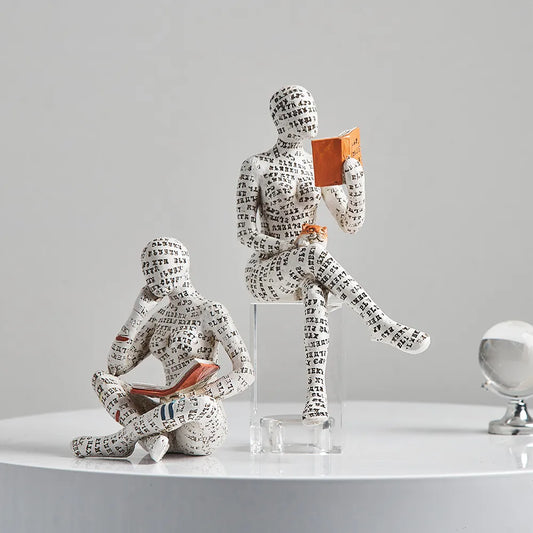 The Woman Who Reads - Artistic Sculpture