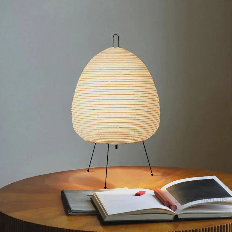 Lampe de Table Akari - Papier de Riz, design japonais Sosho