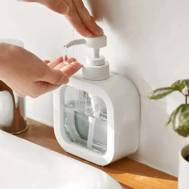 300/500ml Bathroom Soap Dispensers Refillable Lotion Shampoo Shower Gel Holder Portable Travel Dispenser Empty Bath Pump Bottle Sosho