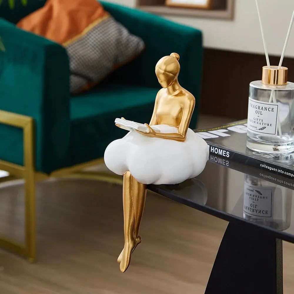 La femme dans les nuages - Figurine pour Décor Intérieur Sosho