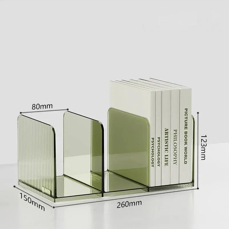 Serre-livre transparent - Solide et design - Sosho