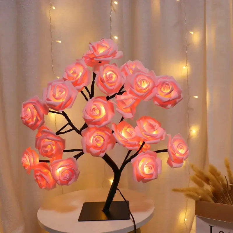 Lampe en forme de Rose - Veilleuse Sosho