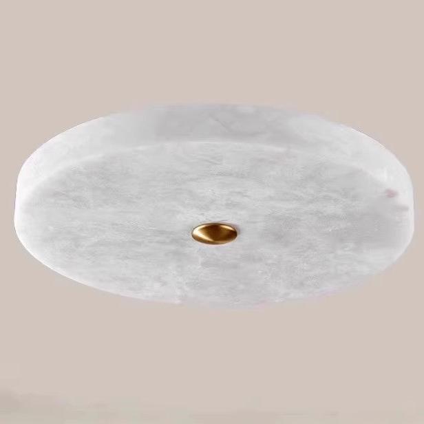 Round Alabaster LED-Deckenleuchte