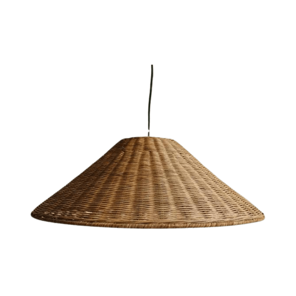 Artisan Glanz Rattan Hängeleuchte